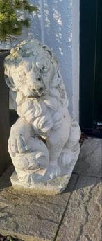 Stenen Leeuw Beeld voor Tuin of Interieur, Ophalen, Gebruikt, Steen, Dierenbeeld