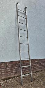 Te-koop aangeboden aluminium ladder 10 treden 10 spots, Doe-het-zelf en Verbouw, Ladders en Trappen, Ophalen, Gebruikt, Ladder