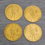 4 Gouden Dukaten 1928, Postzegels en Munten, Munten | Nederland, Ophalen, Setje, Koningin Wilhelmina, Goud