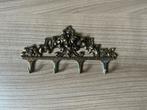 Vintage Messing Wandkapstokje, Huis en Inrichting, Woonaccessoires | Kapstokken, Wandkapstok, Gebruikt, Ophalen of Verzenden, Minder dan 100 cm