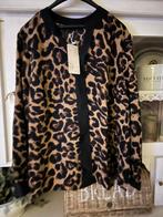 Panterprint shirt - Maat 48/50, Ophalen of Verzenden, Zo goed als nieuw, Bruin