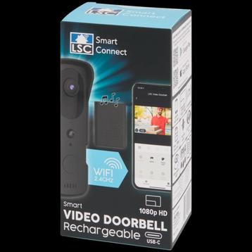 LSC Smart Connect slimme videodeurbel 1080p HD beschikbaar voor biedingen