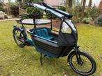 Winora FUB2 bakfiets incl. kussen en regentent / huif, Gebruikt, 3 kinderen, Huif, Ophalen