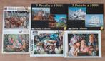 6 (8) Puzzels, 1000 stukjes, samen 14 euro, Ophalen of Verzenden, 500 t/m 1500 stukjes, Zo goed als nieuw