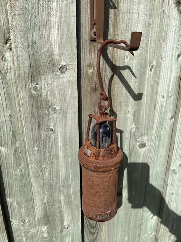 Antieke/ vintage mijnlamp. Mijnwerkers lamp beschikbaar voor biedingen