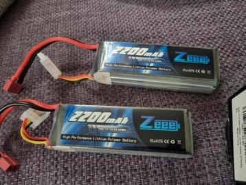 2 Nieuwe Lipo.s. 50 C 11.1Volt 42WH..Nieuw in  verpakking beschikbaar voor biedingen