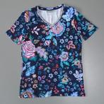Canda top bloemen shirt XS/S 34/36, Verzenden, Korte mouw, Maat 34 (XS) of kleiner, Gedragen