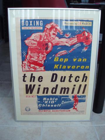Ingelijste poster van Bep van Klaveren.(de laatste)