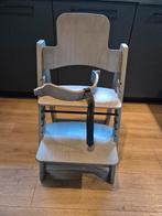 Grijze Kidsmill kinderstoel babystoel triptrap, Kinderen en Baby's, Kinderstoelen, Ophalen, Gebruikt, Meegroeistoel, Gordel(s)