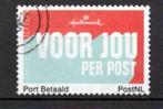gestempelde zegel. port betaal: Hallmark, Postzegels en Munten, Postzegels | Nederland, Ophalen of Verzenden, Na 1940, Gestempeld