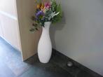 vaas hoog 75 cm., Wit, Aardewerk of Porselein, Ophalen of Verzenden, Zo goed als nieuw