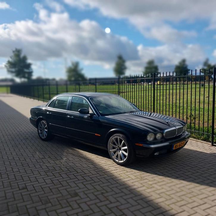 Jaguar XJ 3.5 - V8 - EXECUTIVE - AUTOMAAT  2003 Zwart, Auto's, Jaguar, Particulier, XJ, ABS, Adaptive Cruise Control, Airbags