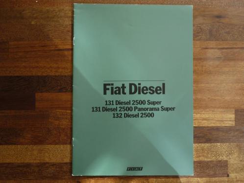 Fiat 131/132 2500 Diesel (1980), Boeken, Auto's | Folders en Tijdschriften, Nieuw, Overige merken, Ophalen of Verzenden