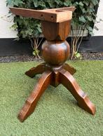 GRATIS massief eiken poot voor ronde tafel / eettafel, Huis en Inrichting, Tafels | Eettafels, Ophalen, Zo goed als nieuw, Rond