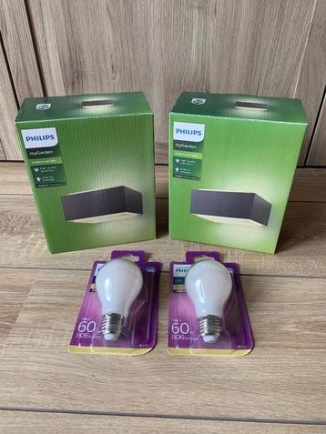 [tk] Nieuw 2x Philips mygarden tuinverlichting incl. lampen beschikbaar voor biedingen