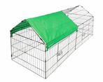 Kippenren Verzinkt XL met afdekcover 180x80x80cm Kippenhok, Dieren en Toebehoren, Pluimvee | Toebehoren, Ophalen of Verzenden