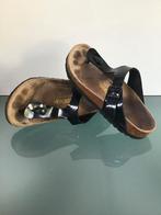 GRATIS VERZENDEN | BIRKENSTOCK Gizeh zwarte slippers 39, Slippers, Verzenden, Zwart, Zo goed als nieuw