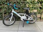 Kinderfiets 16 inch 100 Inuit wit/ blauw, Kinderen en Baby's, Zo goed als nieuw, Ophalen