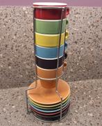 Espresso kopjes 6 stuks, Huis en Inrichting, Keuken | Servies, Keramiek, Ophalen of Verzenden, Zo goed als nieuw, Overige stijlen