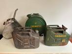 4 Jerrycans BP/Shell/Elfa per set of los, Ophalen of Verzenden, Gebruikt