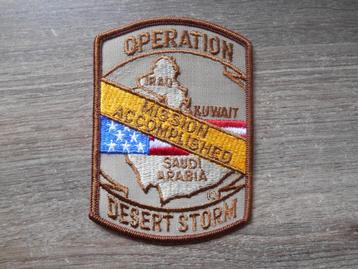 Desert Storm patch / badge Mission accompliched beschikbaar voor biedingen