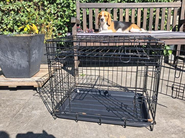 Benches voor middelgrote hond, 2 stuks merk GB, Dieren en Toebehoren, Hondenbenches, Gebruikt, Ophalen