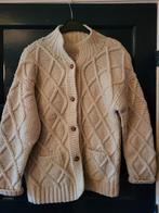 Aran style vest dames, Kleding | Dames, Ophalen of Verzenden, Zo goed als nieuw, Maat 38/40 (M), Wit