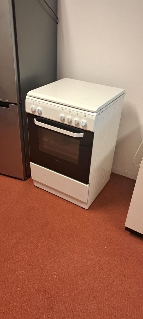 Pelgrim gas fornuis met oven – volledig werkend, Witgoed en Apparatuur, Fornuizen, Gebruikt, Vrijstaand, Gas, 4 kookzones, 95 cm of meer