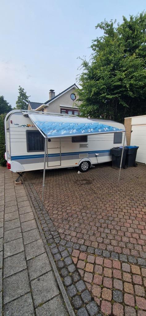 Zakluifel Fiamma Caravanstore 255 Ocean blue, Caravans en Kamperen, Caravan accessoires, Gebruikt, Ophalen
