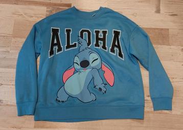 Blauwe Stitch Trui maat M beschikbaar voor biedingen