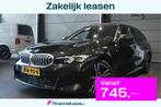 BMW 3 Serie Touring 320d M-Sportpakket pano camera led 18 in, Auto's, BMW, Automaat, Zwart, Zwart, Diesel