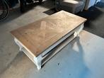 Salontafel steigerhout 130x65x44 (LxBxH), Ophalen, Gebruikt, 100 tot 150 cm, 50 tot 100 cm