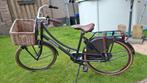Popal Meisjesfiets donkerblauw met mand 26 inch, Fietsen en Brommers, Gebruikt, Popal, Handrem, Ophalen