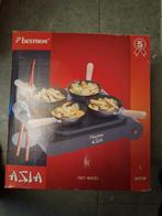 Mini wokset, gourmetset, Witgoed en Apparatuur, Gourmetstellen, Ophalen, Nieuw, 4 t/m 7 personen