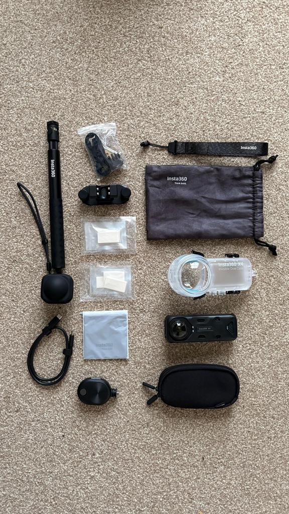 Insta 360x4 camera + dive bundel, Audio, Tv en Foto, Actiecamera's, Zo goed als nieuw, Overige merken, Ophalen of Verzenden
