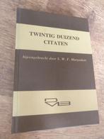 Twintig duizend citaten 1980, Ophalen of Verzenden, SWF Margadant