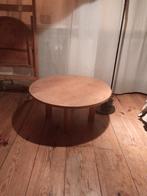 Vintage Japanse stijl bijzet tafeltje, of lage tafel, Huis en Inrichting, Tafels | Salontafels, Gebruikt, 50 tot 100 cm, Rond