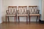 Mooie vintage midcentury stoelen (A.A. patijn), Huis en Inrichting, Ophalen, Gebruikt, Bruin, Midcentury vintage