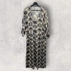 Essentiel Antwerp Maxi Jurk snake beige zwart 38 M, Maat 38/40 (M), Info@essentiel-antwerp.com, Verzenden, Beige