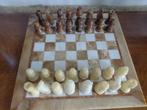 Compleet marmeren schaakspel XL ZEER MOOI!, Ophalen of Verzenden, Gebruikt