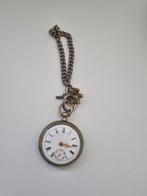 Zakhorloge antiek, Sieraden, Tassen en Uiterlijk, Horloges | Antiek, Ophalen of Verzenden, Overige merken, Met ketting