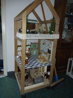Open poppenhuis / miniatuur kamers met verlichting, Verzamelen, Poppenhuizen en Toebehoren, Ophalen of Verzenden, Gebruikt, Poppenhuis