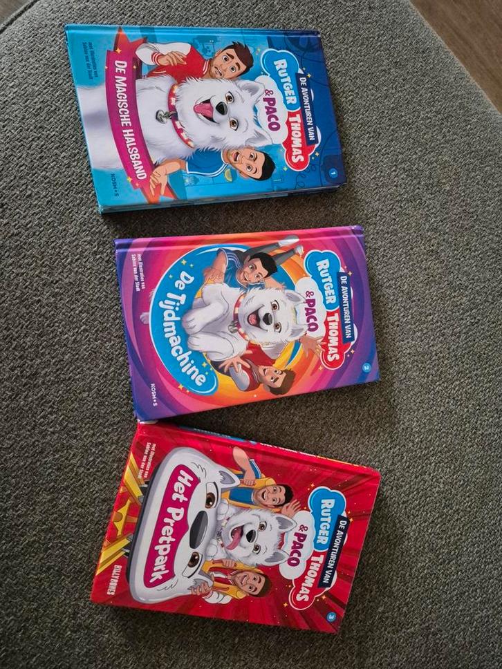 Rutger, Thomas & Paco - 3 Boeken, Boeken, Kinderboeken | Jeugd | onder 10 jaar, Zo goed als nieuw, Fictie algemeen, Ophalen of Verzenden
