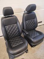 VW caddy stoelen grijze sticksel+armsteun ruitenmotief., Ophalen, Nieuw, Volkswagen