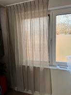 Nieuwe gordijnen in bruin-grijze kleur, Huis en Inrichting, 200 cm of meer, Grijs, Nieuw, Ophalen of Verzenden