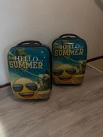 2 stuks kinderkoffers - Say Hello to Summer!, 50 tot 60 cm, Hard kunststof, Ophalen of Verzenden, Zo goed als nieuw