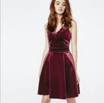 Maje velvet Bordeaux burgundy jurk nieuw maat 38, Maje, Ophalen of Verzenden, Nieuw, Rood