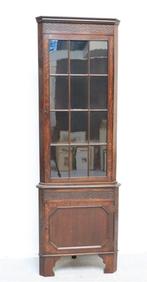 Engelse vitrinekast, ca. 1920, Antiek en Kunst, Antiek | Meubels | Kasten, Ophalen