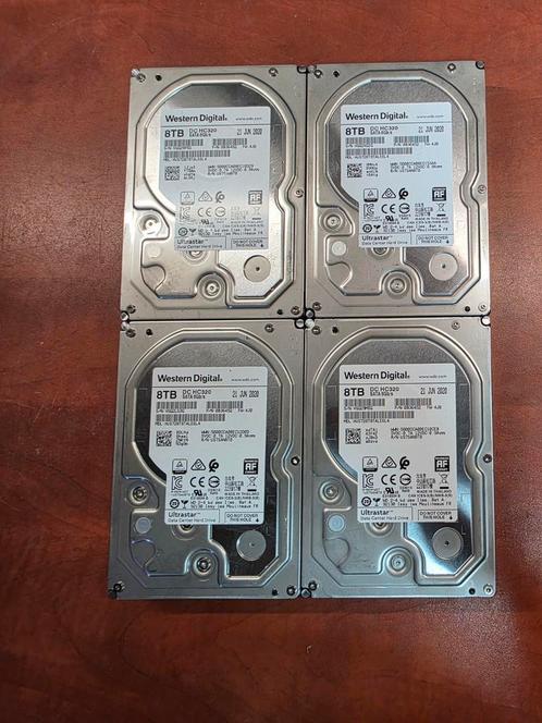 8TB Western Digital Hardschijven/Sata/3,5, Computers en Software, Harde schijven, Zo goed als nieuw, Desktop, Intern, HDD, SATA