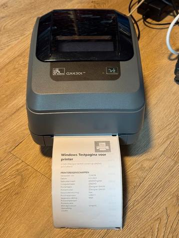 Zebra labelprinter GX430T beschikbaar voor biedingen